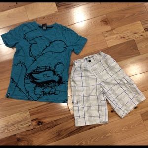 Tony hawk shirt & short set
